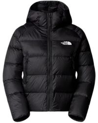The North Face - Fitness ,Zwart ,Nylon Hyalite Down Hooded Jacket - Lyst