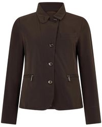 Moorer - Jassen ,Bruin ,Leer Amy Jacket - Lyst