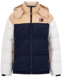 Tommy Hilfiger - Jassen ,Veelkleurig ,Polyester Color Block Eco Jas Alaska Stijl - Lyst