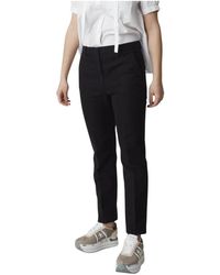 Aspesi - Slim-Fit Trousers - Lyst