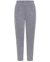 Ichi - Slim-Fit Trousers - Lyst