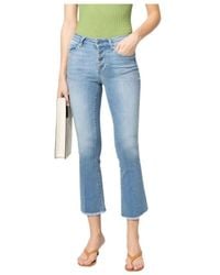 Liu Jo - Crop Flare Jeans - Regular Fit - Lyst
