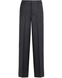 PT Torino - Elastische straight-leg hose mit taschen,weite wollhose prince of wales,elastische straight-leg hose - Lyst