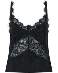 Pinko - Tops ,Zwart ,Tiare Top - Lyst