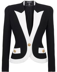 Balmain - Tweekleurige Blazer - Lyst