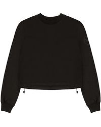 Colmar - Hoodies & Sweatvesten ,Zwart ,Katoen Zwarte Fluweeltrui - Lyst