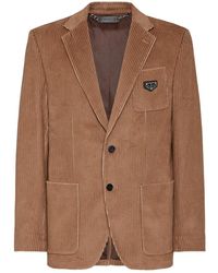 Philipp Plein - Jassen ,Katoen Corduroy Blazer Gigolò Fit Iconic - Lyst