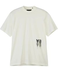 Y-3 - Sportliches t-shirt mit kurzen ärmeln - Lyst