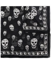 McQueen - Silky Scarves - Lyst