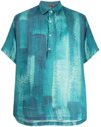 Barena - Polo Met Print - Lyst