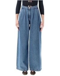 Sessun - Diegui Pleated Denim - Lyst