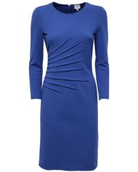 Armani - Kleedjes ,Blauw ,Elegante Jurk Made - Lyst