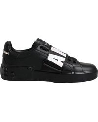 Dolce & Gabbana - Schwarz weiß low top sneakers - Lyst