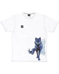 DOLLY NOIRE - Wolf Tee Wit Korte Mouw T-Shirt - Lyst