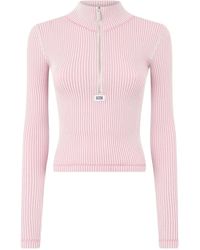 Gcds - Pullover Mit Halbem Reißverschluss - Lyst