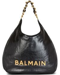 Balmain - 1945 Soft Hobo Large - Lyst
