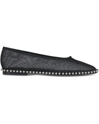 Alexander Wang - Schwarze Ballchain Flache Schuhe - Lyst