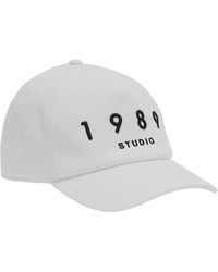 1989 STUDIO - Witte Zonneklep Hoed - Lyst