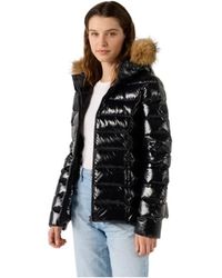 J.O.T.T - Shiny Puffer Jacket - Lyst