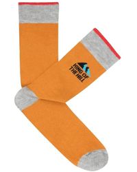 Cabaïa - Gelbe gemusterte socken - unzertrennlich - Lyst