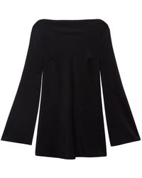 Aniye By - Schwarzes A-Linie Glockenärmel Kleid - Lyst