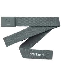 Carhartt - Accessoires ,Groen ,Polyester C-Logo Belt Tonal - Lyst