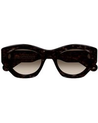 Chloé - Cat eye sonnenbrille mit bio nylon gläsern - Lyst