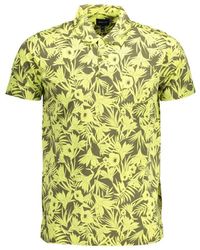 GANT - Tops ,Geel ,Katoen Geel Klassiek Poloshirt - Lyst