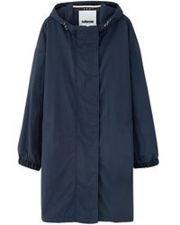 Bellerose - Jassen ,Blauw ,Katoen Henny Hooded Coat - Lyst