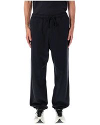 Y-3 - Zwarte Ft Track Broek - Lyst