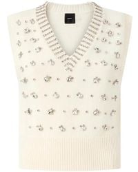 Pinko - V-Neck Knitwear - Lyst