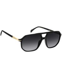 David Beckham - Accessoires ,Zwart ,1172/S Zonnebril - Lyst