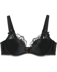 Agent Provocateur - Ondergoed ,Zwart ,Daphnie Plunge Bh Met Beugel - Lyst