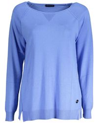 North Sails - Camicia in cotone azzurro chiaro con dettagli a contrasto - Lyst