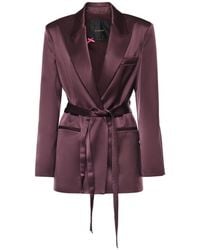 Pinko - Belted Jacket - Lyst