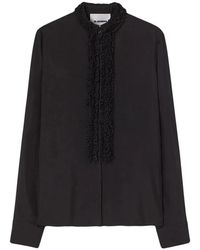 Jil Sander - Schwarzes Langarm-Casual-Hemd - Lyst