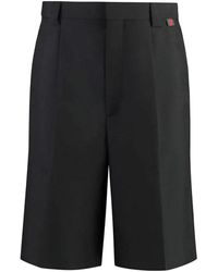 Gucci - Gabardine Bermuda Shorts - Lyst