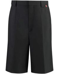 Gucci - Gabardine Bermuda Shorts - Lyst