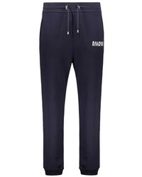 Balmain - Broeken ,Blauw ,Katoen Track Pants Van Katoen - Lyst