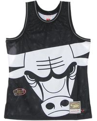Mitchell & Ness - Fitness ,Zwart ,Polyester Chicago Bulls Nba Tank Top - Lyst