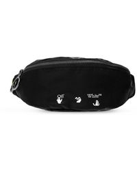 Off-White c/o Virgil Abloh Belt Bag With Logo - Zwart