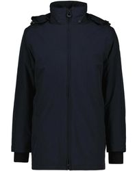 Wellensteyn - Jassen ,Blauw ,Leer Serpentine Long Jacket - Lyst