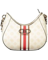 Guess - Stilvolle gewebte polyethylen-handtasche in - Lyst