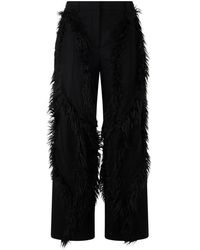 Alberta Ferretti - Wide Trousers - Lyst