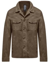 Bomboogie - Wed Leather Shirt Jacket - Lyst