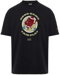 EA7 - T-Shirts - Lyst