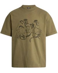 Balmain - Tops ,Groen ,T-Shirt - Lyst