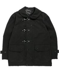 Engineered Garments - Chaqueta lona corta poliéster negro - Lyst