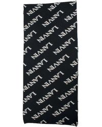 Lanvin - Sciarpa in cashmere con stampa - Lyst