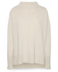 Elena Miro - Truien & Vesten ,Wol Trui Met Coltrui Van Pure Wol - Lyst